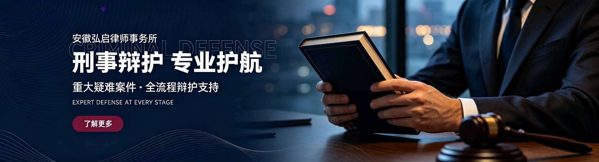 刑事辩护 专业护航