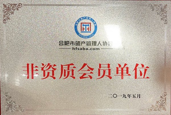 合肥市破产管理人协会非资质会员单位
